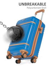 Load image into Gallery viewer, Teakwood Unisex Solid Hard Sided Cabin Florida Trolley Bag
