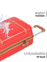 Load image into Gallery viewer, Teakwood Unisex Solid Hard Sided Cabin Florida Trolley Bag
