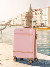 Load image into Gallery viewer, Teakwood Unisex Solid Hard Sided Cabin Florida Trolley Bag
