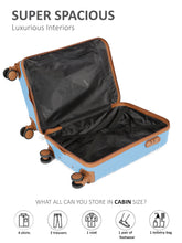 Load image into Gallery viewer, Teakwood Unisex Solid Hard Sided Cabin Florida Trolley Bag
