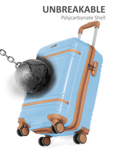 Load image into Gallery viewer, Teakwood Unisex Solid Hard Sided Cabin Florida Trolley Bag
