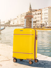 Load image into Gallery viewer, Teakwood Unisex Solid Hard Sided Cabin Florida Trolley Bag
