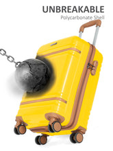 Load image into Gallery viewer, Teakwood Unisex Solid Hard Sided Cabin Florida Trolley Bag
