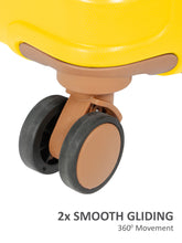 Load image into Gallery viewer, Teakwood Unisex Solid Hard Sided Cabin Florida Trolley Bag
