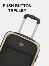 Load image into Gallery viewer, Teakwood Travel Trolley Luggage with 360° Dual Spinner Wheels, Unbreakable Hard Shell Body, Scratch-Resistant Finish, Side Combination Lock, Heavy-Duty Smooth Zippers, Mesh Organizer &amp; Elastic Cross Straps, Small, Multicolor
