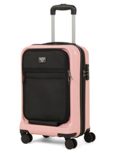 Load image into Gallery viewer, Teakwood Travel Trolley Luggage with 360° Dual Spinner Wheels, Unbreakable Hard Shell Body, Scratch-Resistant Finish, Side Combination Lock, Heavy-Duty Smooth Zippers, Mesh Organizer &amp; Elastic Cross Straps, Small, Multicolor
