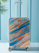 Load image into Gallery viewer, Textured &amp; Printed 360 Degree Rotation Hard medium-Sized Trolley
