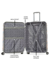 Load image into Gallery viewer, Textured &amp; Printed 360 Degree Rotation Hard large-Sized Trolley
