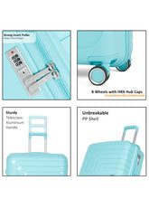 Load image into Gallery viewer, 360 Degree Rotation Hard Cabin Trolley Bag
