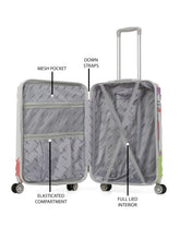 Load image into Gallery viewer, Abstract Printed Medium Hard Trolley Bag

