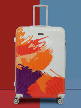 Load image into Gallery viewer, Abstract Printed Hard Trolley Bag
