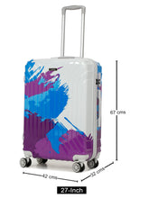 Load image into Gallery viewer, Abstract Printed Hard Trolley Bag
