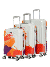 Load image into Gallery viewer, Abstract Printed Hard Trolley Bag
