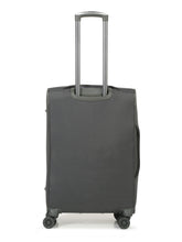 Load image into Gallery viewer, Teakwood Grey Soft Sided Trolley Bag
