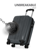 Load image into Gallery viewer, Unisex Textured Hard Sided Cabin Size Trolley Bag
