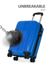 Load image into Gallery viewer, Unisex Textured Hard Sided Cabin Size Trolley Bag
