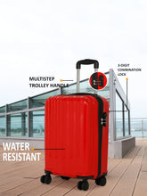 Load image into Gallery viewer, Unisex Textured Hard Sided Cabin Size Trolley Bag
