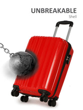 Load image into Gallery viewer, Unisex Textured Hard Sided Cabin Size Trolley Bag
