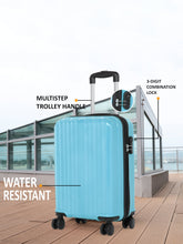 Load image into Gallery viewer, Unisex Textured Hard Sided Cabin Size Trolley Bag
