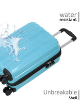 Load image into Gallery viewer, Unisex Textured Hard Sided Cabin Size Trolley Bag
