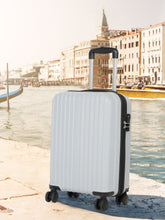 Load image into Gallery viewer, Unisex Textured Hard Sided Cabin Size Trolley Bag
