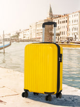 Load image into Gallery viewer, Unisex Textured Hard Sided Cabin Size Trolley Bag
