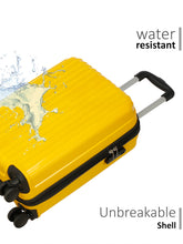 Load image into Gallery viewer, Unisex Textured Hard Sided Cabin Size Trolley Bag
