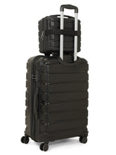 Load image into Gallery viewer, Teakwood Travel Trolley Luggage Set of 5 with 360° Dual Spinner Wheels, Unbreakable Hard Shell Body, Scratch-Resistant Finish, Side Combination Lock, Heavy-Duty Smooth Zippers, Mesh Organizer &amp; Elastic Cross Straps – Multiple Colors
