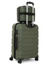 Load image into Gallery viewer, Teakwood Travel Trolley Luggage Set of 5 with 360° Dual Spinner Wheels, Unbreakable Hard Shell Body, Scratch-Resistant Finish, Side Combination Lock, Heavy-Duty Smooth Zippers, Mesh Organizer &amp; Elastic Cross Straps – Multiple Colors
