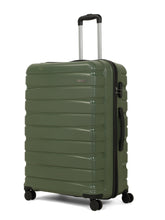 Load image into Gallery viewer, Teakwood Travel Trolley Luggage Set of 5 with 360° Dual Spinner Wheels, Unbreakable Hard Shell Body, Scratch-Resistant Finish, Side Combination Lock, Heavy-Duty Smooth Zippers, Mesh Organizer &amp; Elastic Cross Straps – Multiple Colors
