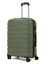 Load image into Gallery viewer, Teakwood Travel Trolley Luggage Set of 5 with 360° Dual Spinner Wheels, Unbreakable Hard Shell Body, Scratch-Resistant Finish, Side Combination Lock, Heavy-Duty Smooth Zippers, Mesh Organizer &amp; Elastic Cross Straps – Multiple Colors
