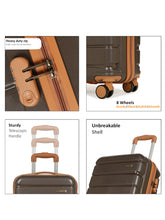 Load image into Gallery viewer, Unisex Solid Hard Sided Size Trolley Bag

