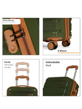 Load image into Gallery viewer, Unisex Solid Hard Sided Size Trolley Bag
