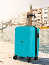 Load image into Gallery viewer, WHITEFIELD Aqua Green Hard-Sided Cabin-Sized Trolley Bag 32L

