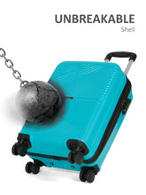 Load image into Gallery viewer, WHITEFIELD Aqua Green Hard-Sided Cabin-Sized Trolley Bag 32L
