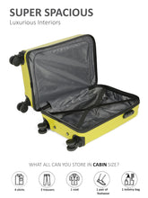Load image into Gallery viewer, WHITEFIELD Aqua Green Hard-Sided Cabin-Sized Trolley Bag 32L
