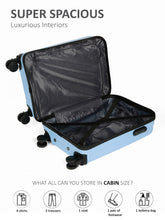 Load image into Gallery viewer, WHITEFIELD Aqua Green Hard-Sided Cabin-Sized Trolley Bag 32L
