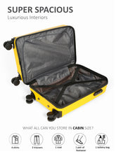 Load image into Gallery viewer, WHITEFIELD Aqua Green Hard-Sided Cabin-Sized Trolley Bag 32L
