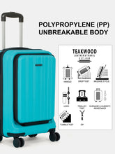 Load image into Gallery viewer, Teakwood XYLO Premium Hard Case Cabin Suitcase for Travel
