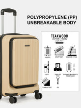 Load image into Gallery viewer, Teakwood XYLO Premium Hard Case Cabin Suitcase for Travel
