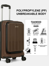 Load image into Gallery viewer, Teakwood XYLO Premium Hard Case Cabin Suitcase for Travel
