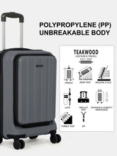Load image into Gallery viewer, Teakwood XYLO Premium Hard Case Cabin Suitcase for Travel
