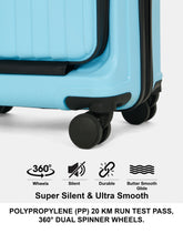 Load image into Gallery viewer, Teakwood XYLO Premium Hard Case Cabin Suitcase for Travel
