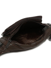 Load image into Gallery viewer, Teakwood Genuine Leather Brown Waist Pouch
