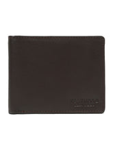 Load image into Gallery viewer, Men Brown Textured Leather Two Fold Wallet
