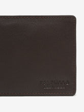 Load image into Gallery viewer, Men Brown Textured Leather Two Fold Wallet
