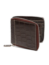Load image into Gallery viewer, Men&#39;s  Croco Leather Two Fold Wallet
