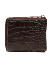 Load image into Gallery viewer, Men&#39;s  Croco Leather Two Fold Wallet
