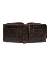 Load image into Gallery viewer, Men&#39;s  Croco Leather Two Fold Wallet
