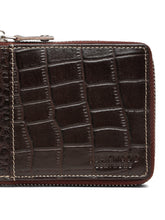 Load image into Gallery viewer, Men&#39;s  Croco Leather Two Fold Wallet
